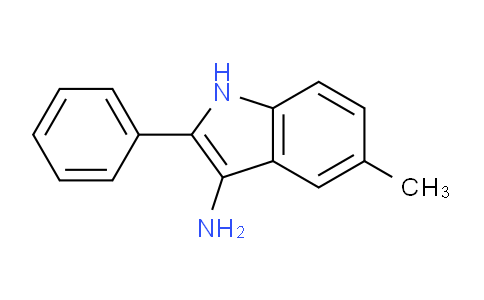 CAS No. 23747-09-3, 5-Methyl-2-phenyl-1H-indol-3-amine