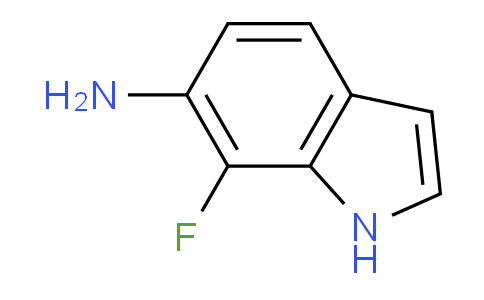 CAS No. 1822687-53-5, 7-Fluoro-1H-indol-6-amine