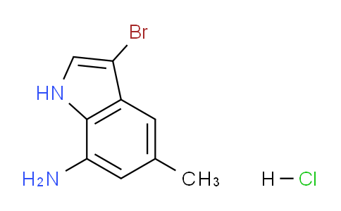 CAS No. 1956325-46-4, 3-Bromo-5-methyl-1H-indol-7-amine hydrochloride