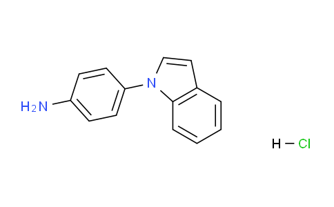 CAS No. 1431963-41-5, 4-(Indol-1-yl)aniline hydrochloride