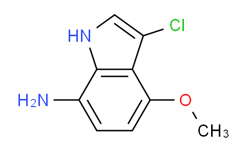 CAS No. 919522-67-1, 3-Chloro-4-methoxy-1H-indol-7-amine
