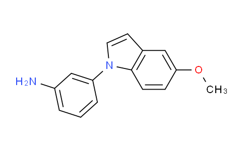 CAS No. 1707599-41-4, 3-(5-Methoxy-1H-indol-1-yl)aniline