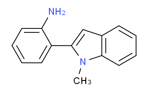 CAS No. 65610-86-8, 2-(1-Methyl-1H-indol-2-yl)aniline