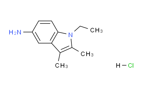 CAS No. 1185295-03-7, 1-Ethyl-2,3-dimethyl-1H-indol-5-amine hydrochloride