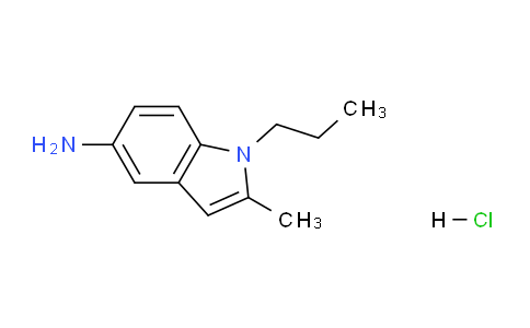 CAS No. 1185297-83-9, 2-Methyl-1-propyl-1H-indol-5-amine hydrochloride