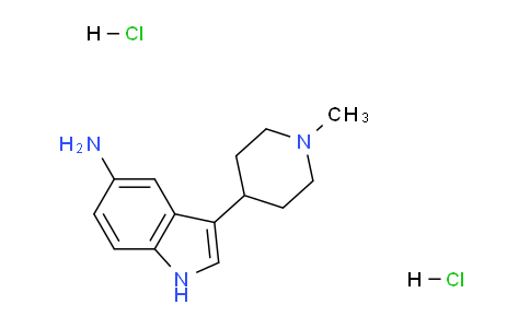 CAS No. 203710-09-2, 3-(1-Methylpiperidin-4-yl)-1H-indol-5-amine dihydrochloride