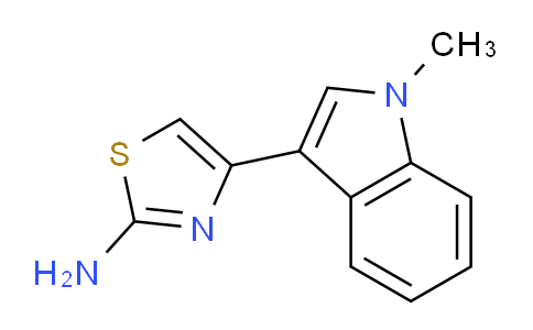 CAS No. 189011-04-9, 4-(1-Methyl-1H-indol-3-yl)thiazol-2-amine