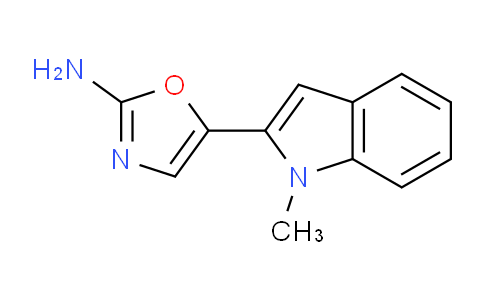 CAS No. 1896803-08-9, 5-(1-Methyl-1H-indol-2-yl)oxazol-2-amine