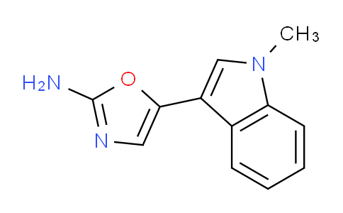 CAS No. 1368601-79-9, 5-(1-Methyl-1H-indol-3-yl)oxazol-2-amine
