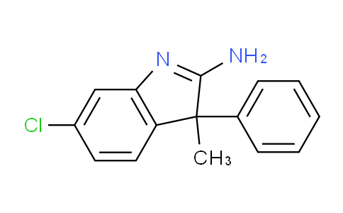 CAS No. 61352-10-1, 6-Chloro-3-methyl-3-phenyl-3H-indol-2-amine