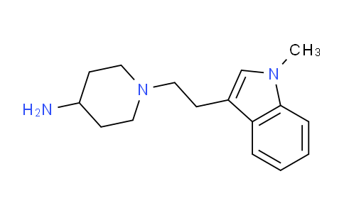 CAS No. 26844-39-3, 1-(2-(1-Methyl-1H-indol-3-yl)ethyl)piperidin-4-amine