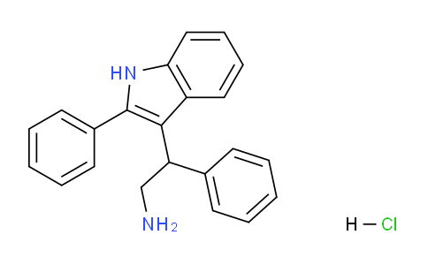 CAS No. 102441-39-4, 2-Phenyl-2-(2-phenyl-1H-indol-3-yl)ethanamine hydrochloride