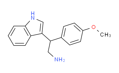 CAS No. 203394-30-3, 2-(1H-Indol-3-yl)-2-(4-methoxyphenyl)ethanamine