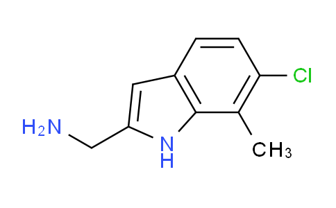 CAS No. 883529-85-9, (6-Chloro-7-methyl-1H-indol-2-yl)methanamine