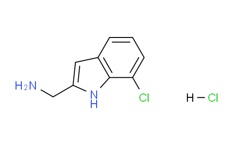 CAS No. 1956375-99-7, (7-Chloro-1H-indol-2-yl)methanamine hydrochloride