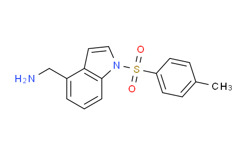 CAS No. 1145678-74-5, (1-Tosyl-1H-indol-4-yl)methanamine