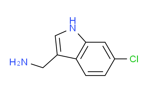 CAS No. 887581-88-6, (6-Chloro-1H-indol-3-yl)methanamine