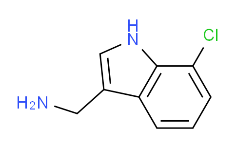 CAS No. 887581-96-6, (7-Chloro-1H-indol-3-yl)methanamine