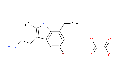 CAS No. 1177279-51-4, 2-(5-Bromo-7-ethyl-2-methyl-1h-indol-3-yl)ethylamine oxalate