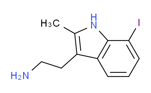 CAS No. 383145-91-3, 2-(7-Iodo-2-methyl-1H-indol-3-yl)ethanamine