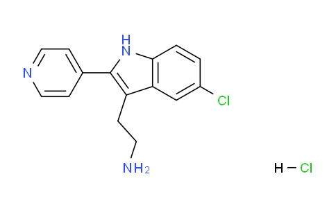 CAS No. 1052411-15-0, 2-(5-Chloro-2-(pyridin-4-yl)-1H-indol-3-yl)ethanamine hydrochloride
