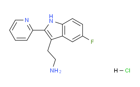 MC728321 | 1049787-50-9 | 2-(5-Fluoro-2-(pyridin-2-yl)-1H-indol-3-yl)ethanamine hydrochloride