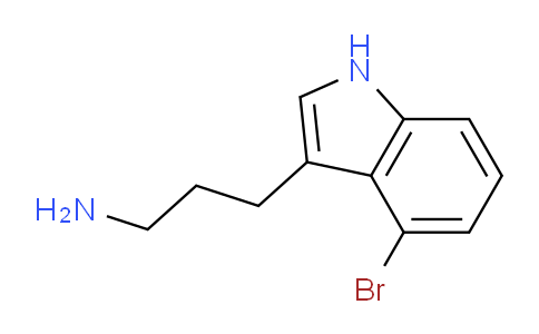 CAS No. 1000545-62-9, 3-(4-Bromo-1H-indol-3-yl)propan-1-amine