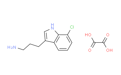 CAS No. 1177295-26-9, 3-(7-Chloro-1H-indol-3-yl)propan-1-amine oxalate