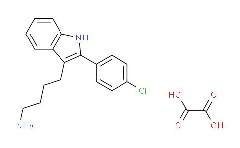 CAS No. 1177349-52-8, 4-(2-(4-Chlorophenyl)-1H-indol-3-yl)butan-1-amine oxalate
