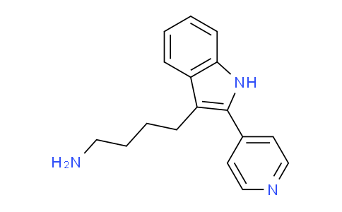 CAS No. 556777-73-2, 4-(2-(Pyridin-4-yl)-1H-indol-3-yl)butan-1-amine