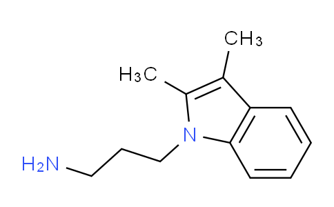 CAS No. 39971-86-3, 3-(2,3-Dimethyl-1H-indol-1-yl)propan-1-amine