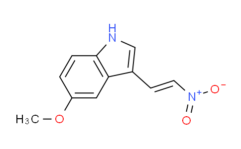 CAS No. 61675-19-2, 5-Methoxy-3-(2-nitrovinyl)-1H-indole