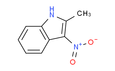 CAS No. 3484-08-0, 2-Methyl-3-nitro-1H-indole