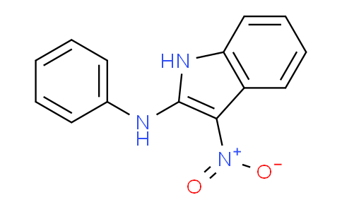CAS No. 61645-62-3, 3-Nitro-N-phenyl-1H-indol-2-amine
