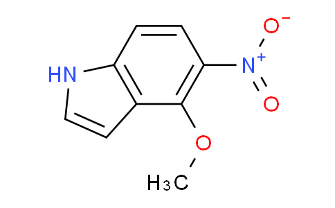 CAS No. 175913-28-7, 4-Methoxy-5-nitro-1H-indole