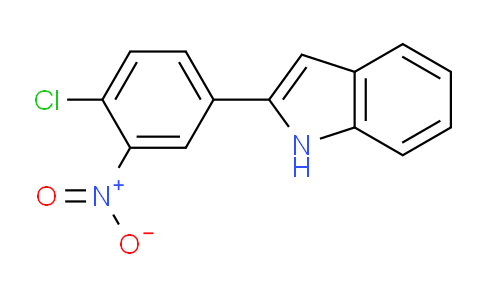 CAS No. 918482-41-4, 2-(4-Chloro-3-nitrophenyl)-1H-indole