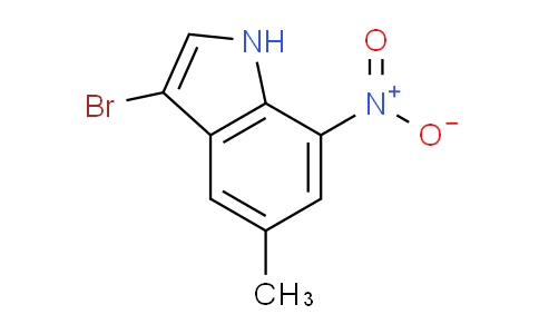 CAS No. 289483-90-5, 3-Bromo-5-methyl-7-nitro-1H-indole