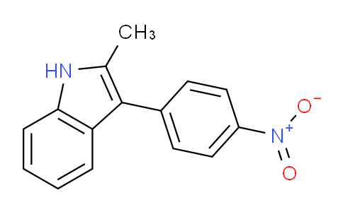 CAS No. 2013-84-5, 2-Methyl-3-(4-nitrophenyl)-1H-indole