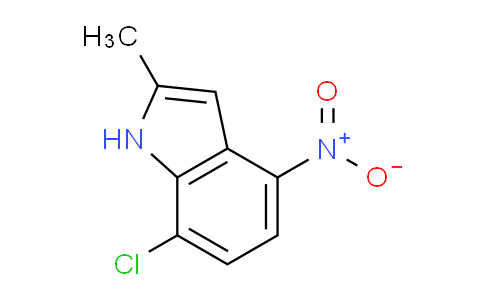 CAS No. 663177-67-1, 7-Chloro-2-methyl-4-nitro-1H-indole