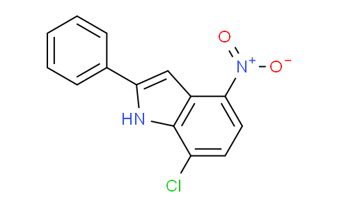 CAS No. 663177-42-2, 7-Chloro-4-nitro-2-phenyl-1H-indole