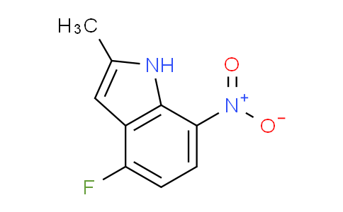 CAS No. 1360968-05-3, 4-Fluoro-2-methyl-7-nitro-1H-indole