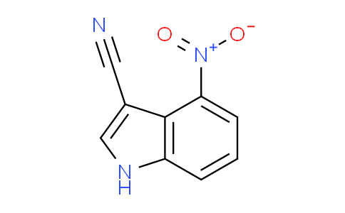CAS No. 4770-00-7, 4-Nitro-1H-indole-3-carbonitrile