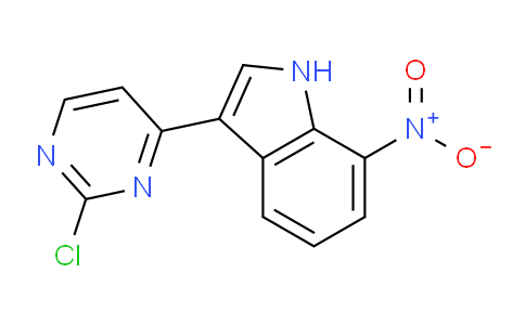 CAS No. 1214264-48-8, 3-(2-Chloropyrimidin-4-yl)-7-nitro-1H-indole