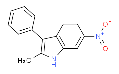 CAS No. 41018-88-6, 2-Methyl-6-nitro-3-phenyl-1H-indole