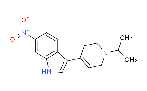 CAS No. 1958100-94-1, 3-(1-Isopropyl-1,2,3,6-tetrahydropyridin-4-yl)-6-nitro-1H-indole