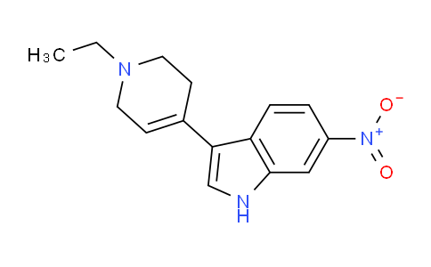 CAS No. 1958100-74-7, 3-(1-Ethyl-1,2,3,6-tetrahydropyridin-4-yl)-6-nitro-1H-indole