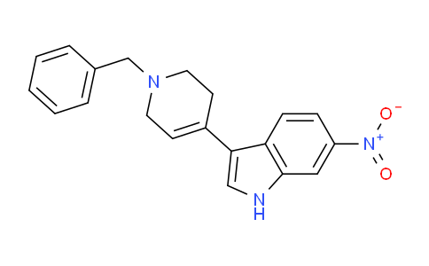 CAS No. 1637781-31-7, 3-(1-Benzyl-1,2,3,6-tetrahydropyridin-4-yl)-6-nitro-1H-indole