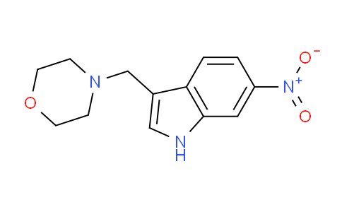 CAS No. 340967-96-6, 4-((6-Nitro-1H-indol-3-yl)methyl)morpholine
