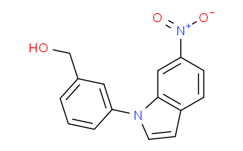 CAS No. 1349718-12-2, (3-(6-Nitro-1H-indol-1-yl)phenyl)methanol