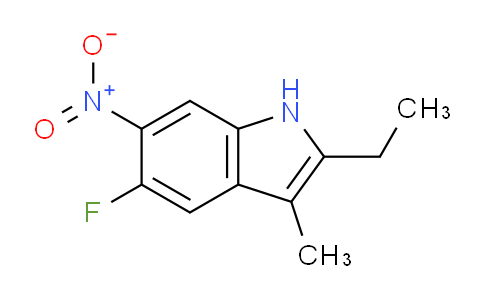 CAS No. 663177-53-5, 2-Ethyl-5-fluoro-3-methyl-6-nitro-1H-indole